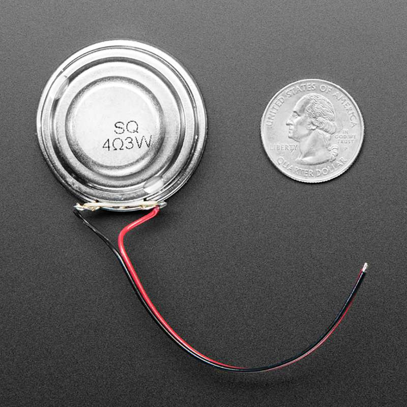 Haut-parleur stéréo 3W diamètre 40 mm gamme complète